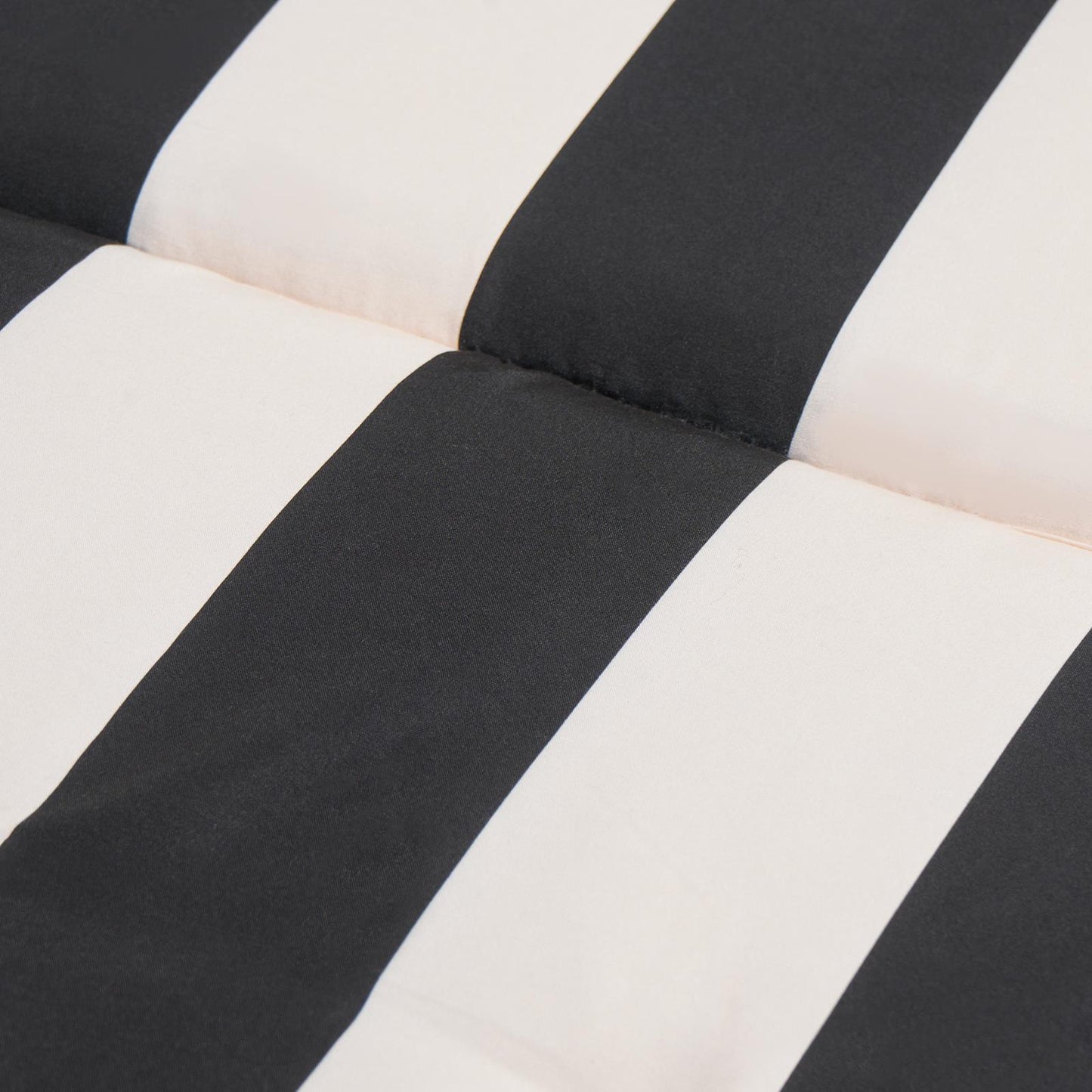 OHS Garden Seat Pad 2 Pack Stripe High Back Filled Chair Cushion Outdoor Indoor