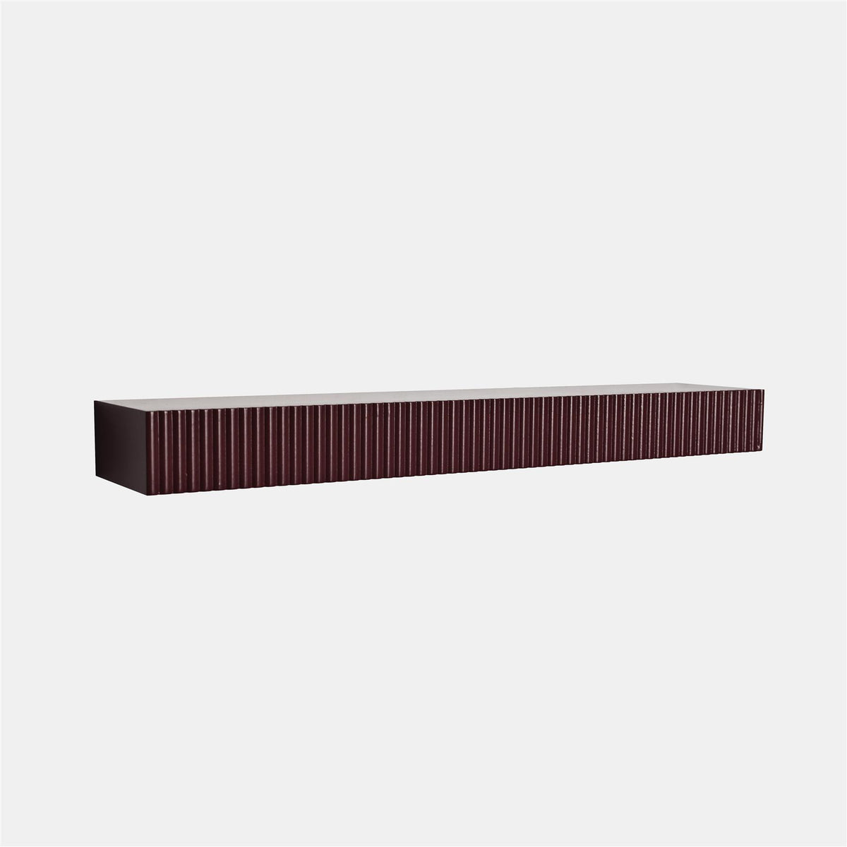 OHS Ribbed Floating Shelf Wall Storage Organiser Home Living Room Decor