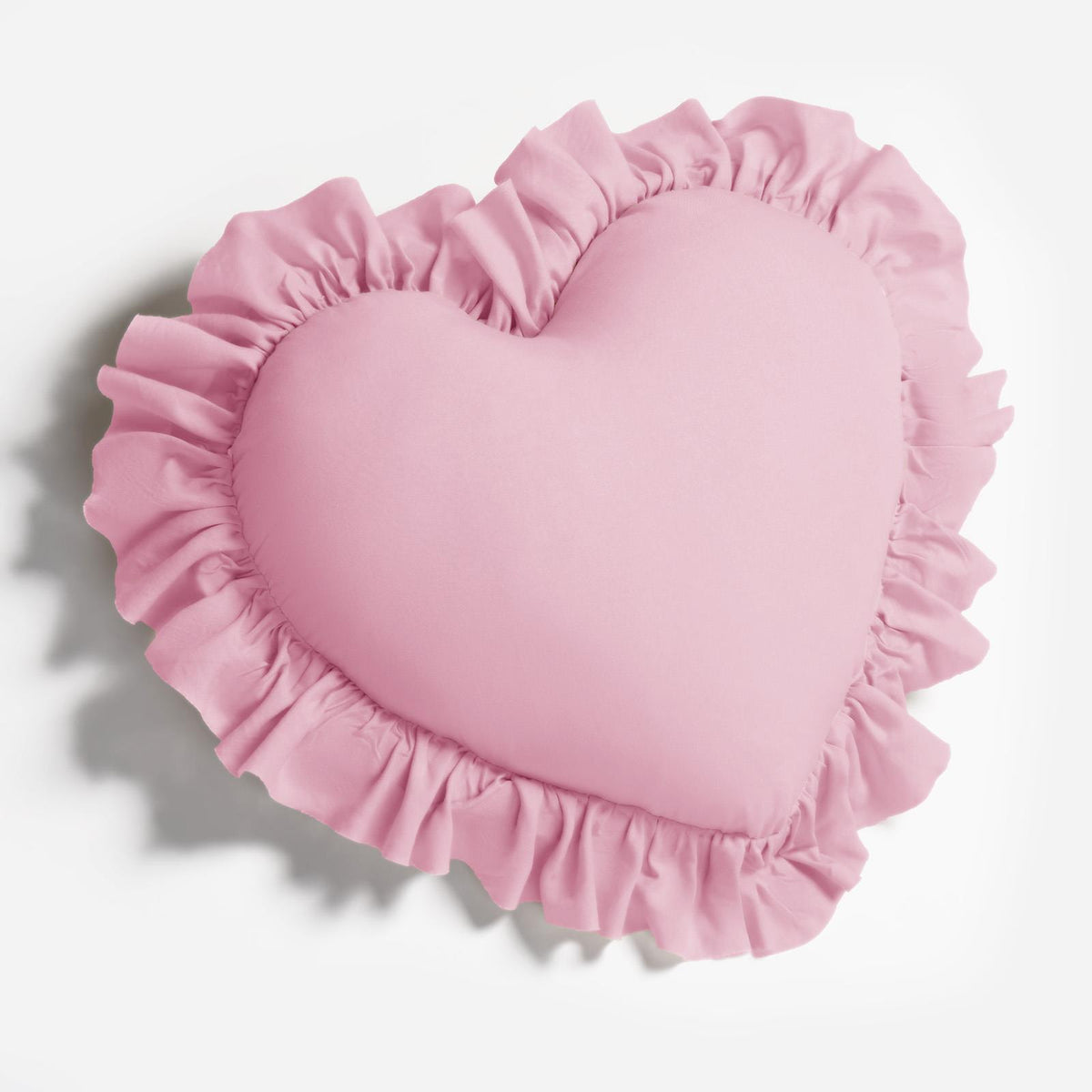 Heart Filled Cushion Plump Bedroom Scatter Pillow Valentines Frill Chair Sofa