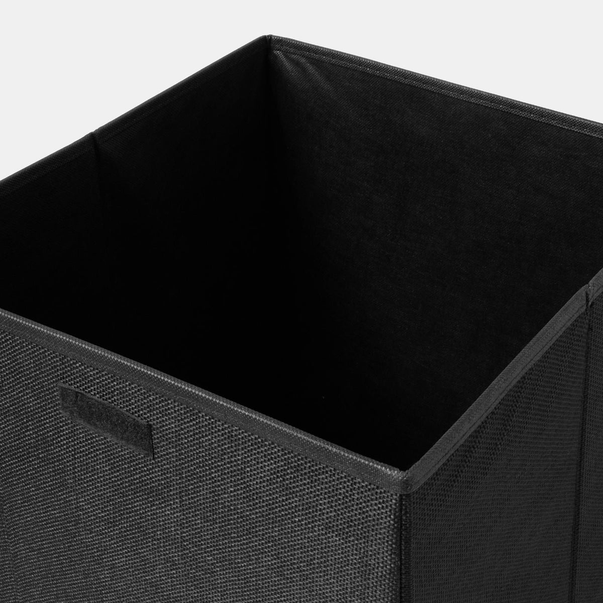 OHS Laundry Basket Faux Linen Folding Hamper Bag Clothes Bin Storage with Lid