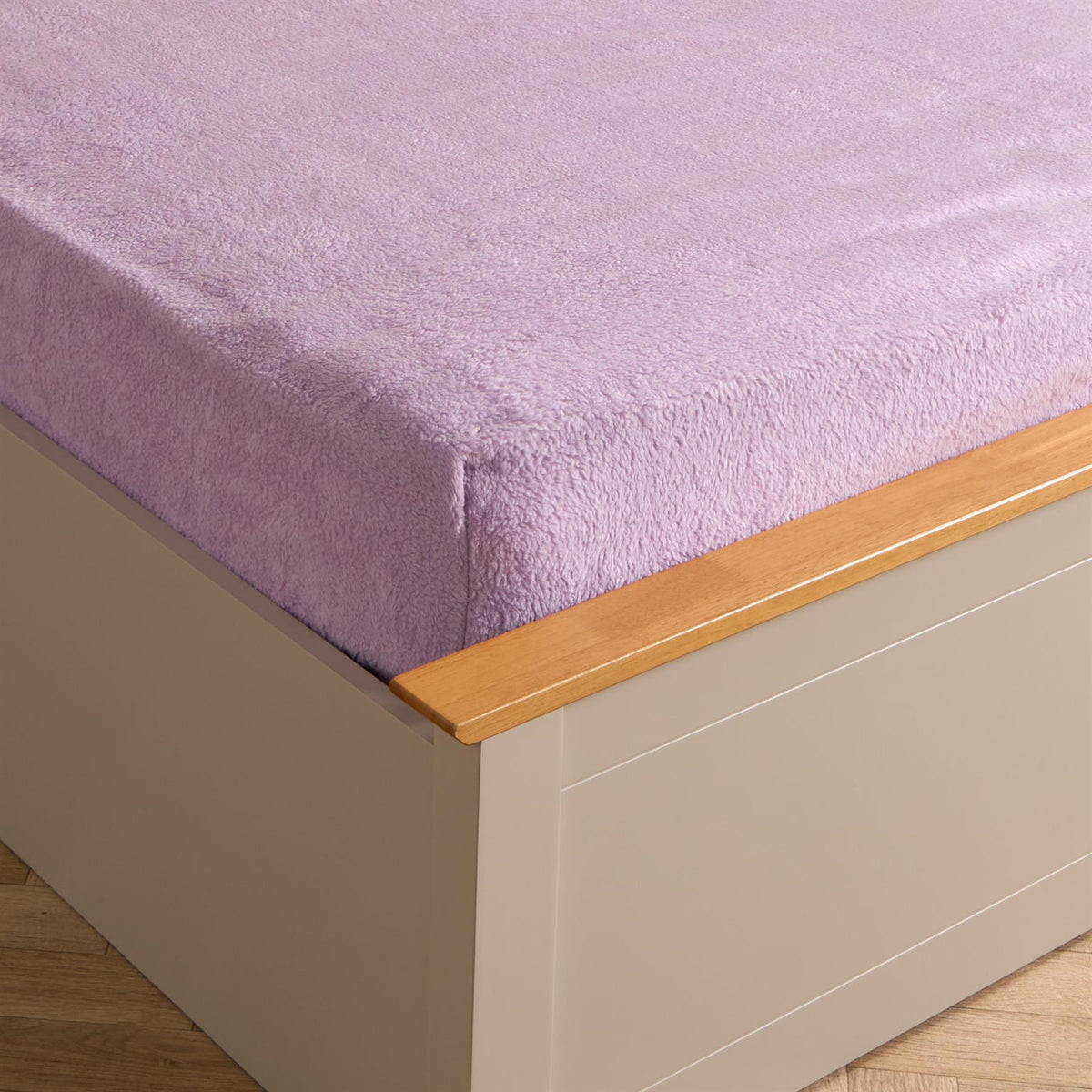 OHS Teddy Fleece Fitted Sheet Thermal Warm Single Double King Bedding NEW