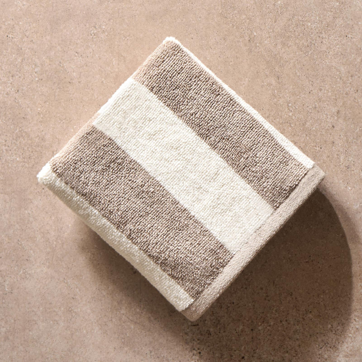 OHS Stripe 100% Cotton Bath Hand Towel Hotel Luxury Shower Soft Absorbent