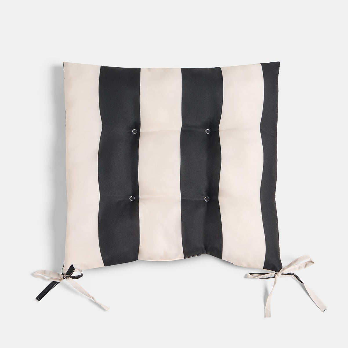 OHS Seat Pads 2 Water Resistant Outdoor Cushions Garden Chair Covers Ties