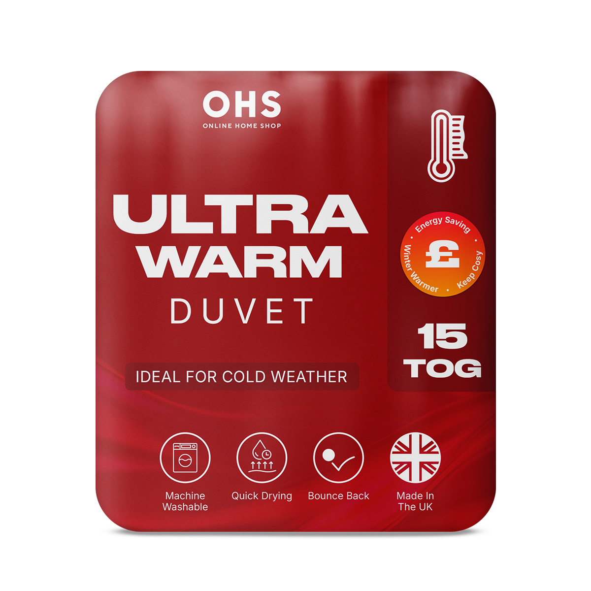 OHS Duvet Quilt/Pillows 4.5 10.5 13.5 15 Tog Single Double King Superking