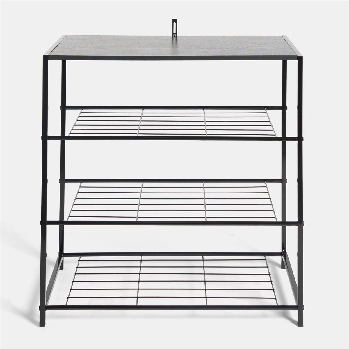 OHS Manhattan Shelf Storage 4 Tier Shoe Organiser Unit Hallway Office Home