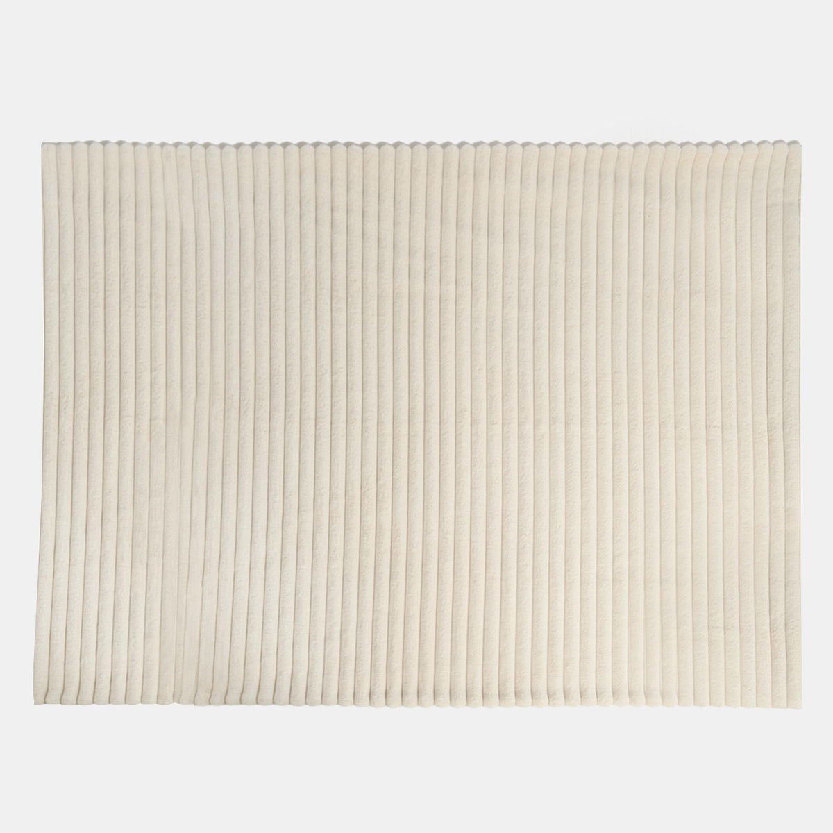OHS Faux Fur Ribbed Fleece Throw Over Bed Blanket Warm Supersoft