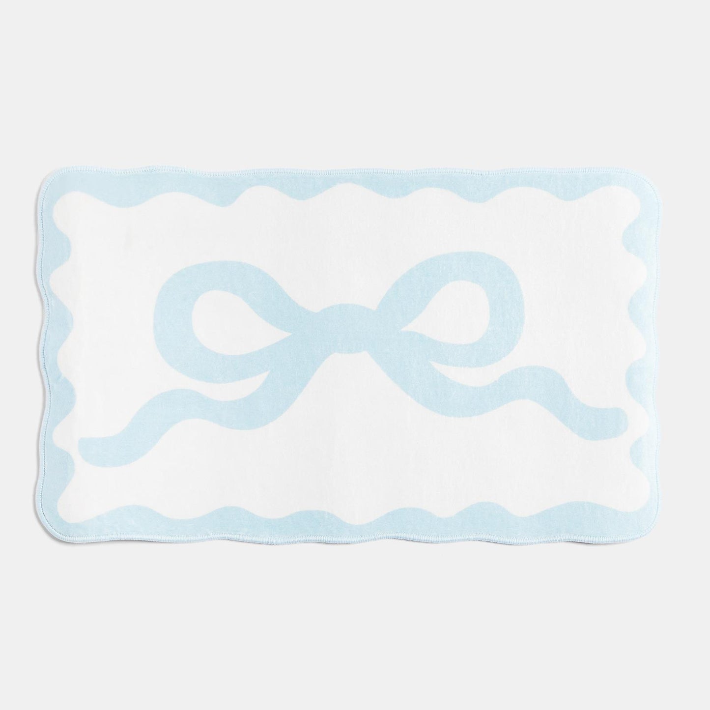 OHS Bows Bath Mat Soft Velvet Quick Dry Non-Slip Bathroom Shower Rug