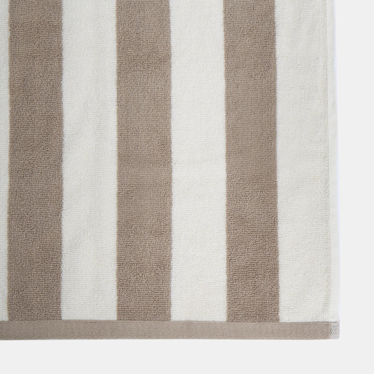 OHS Stripe 100% Cotton Bath Hand Towel Hotel Luxury Shower Soft Absorbent