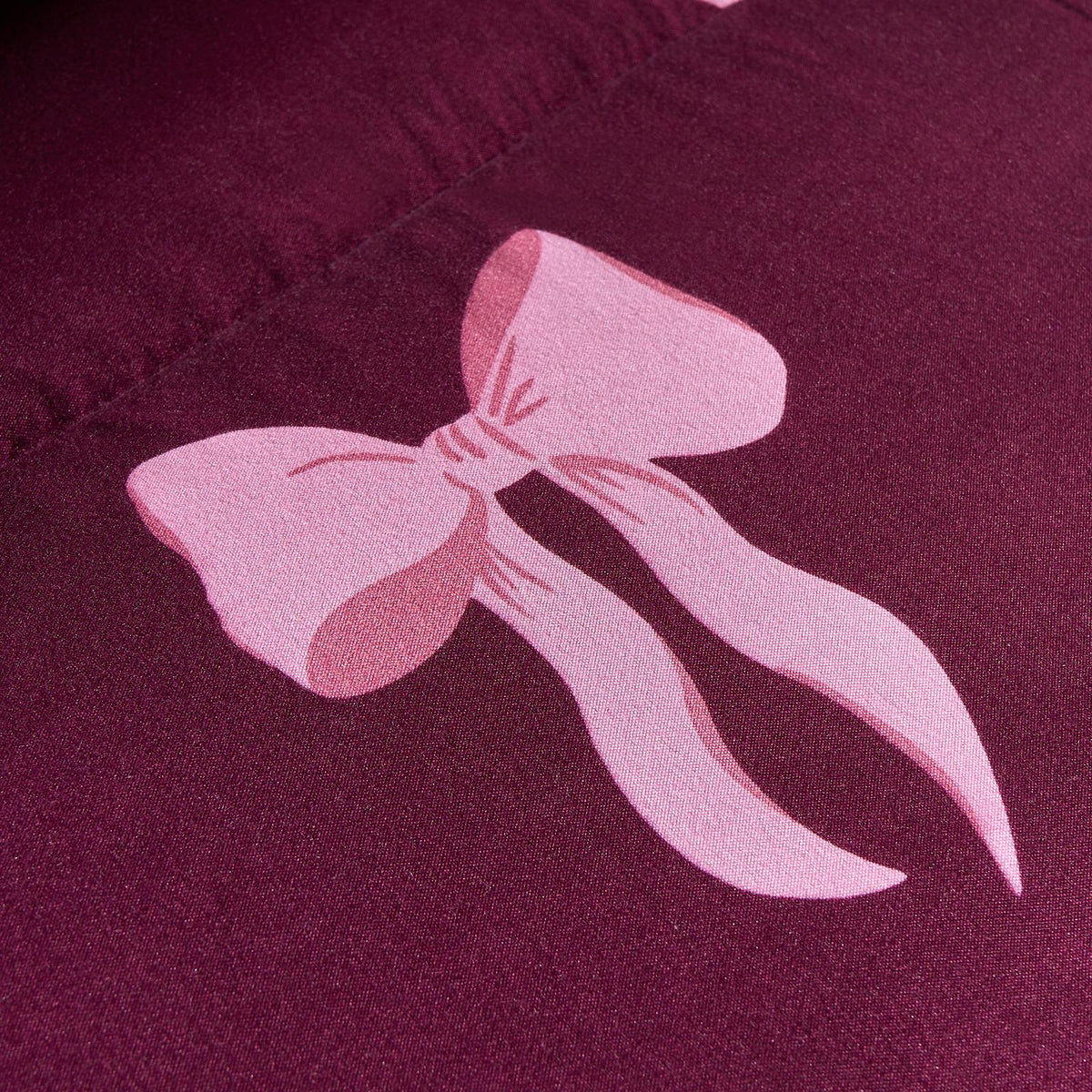 OHS Bows 10.5 Tog Coverless Duvet with Pillowcase Winter Warm Bedding Set