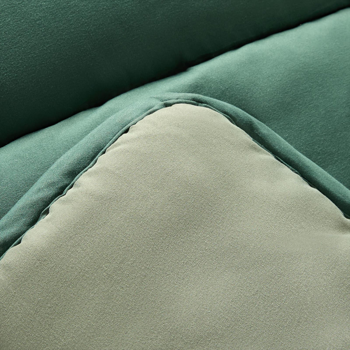 OHS Coverless Duvet & Pillowcase 10.5 Tog Bedding Set Easy Care Reversible