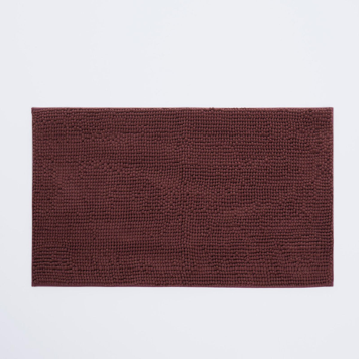 Brentfords Noodle Bath Mat Non Slip Shower Soft Highly Absorbent Chenille Shaggy