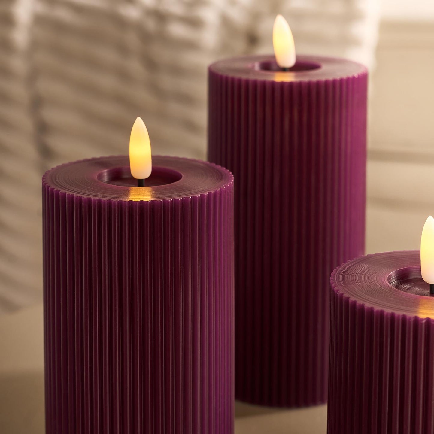 OHS Flameless LED Candle Set Realistic Candle Decorative Lights Party Home
