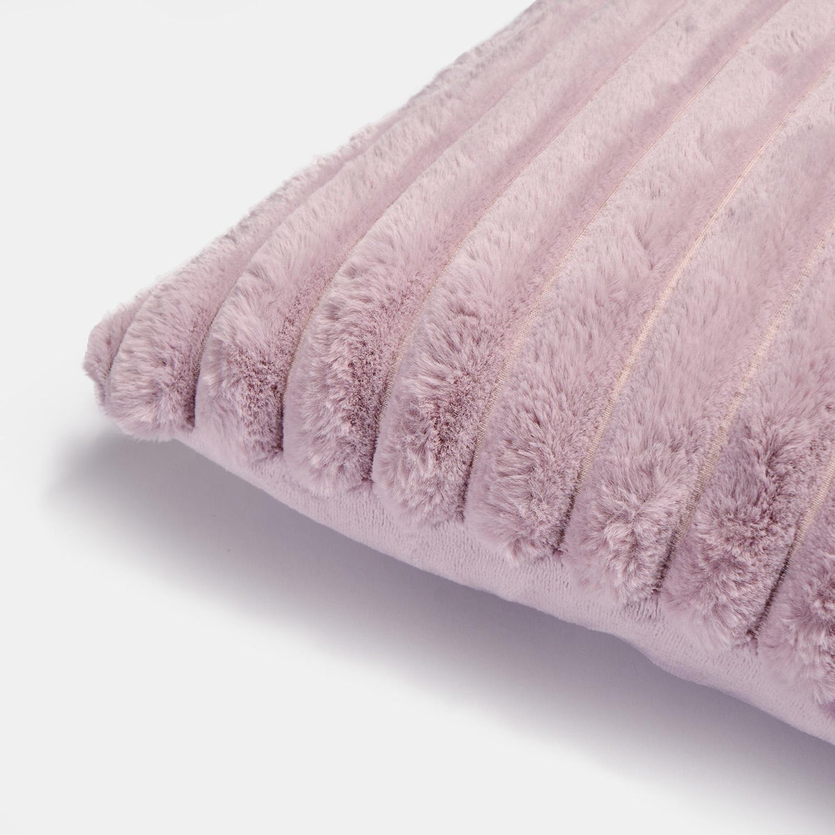 OHS Thick Rib Cushion Covers Faux Fur Soft Fleece Square Pillowcases Home Decor