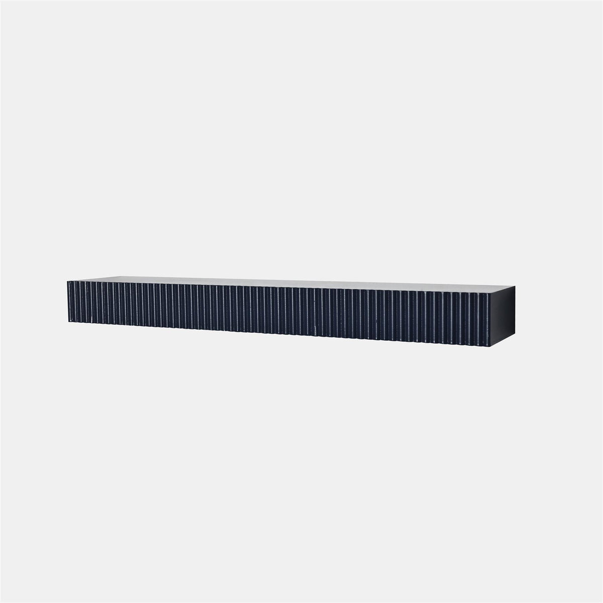 OHS Ribbed Floating Shelf Wall Storage Organiser Home Living Room Decor