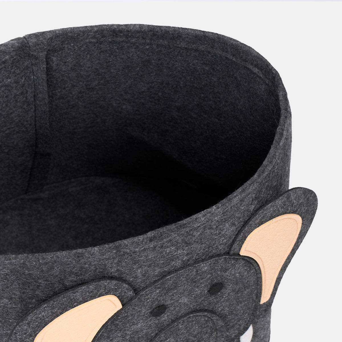 Storage Basket Toy Clothes Felt Shoe Kids Organiser Animal Space Saving Hamper