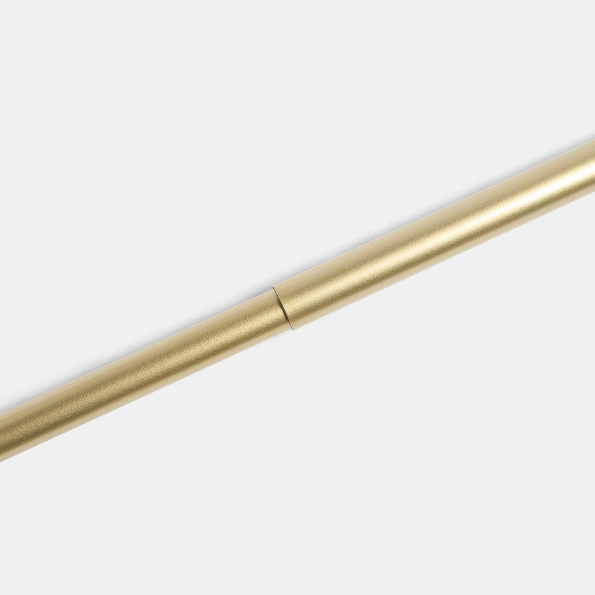 OHS 70-120cm Curtain Pole Extendable Metal 16mm Ball Trumpet Twist Finnials
