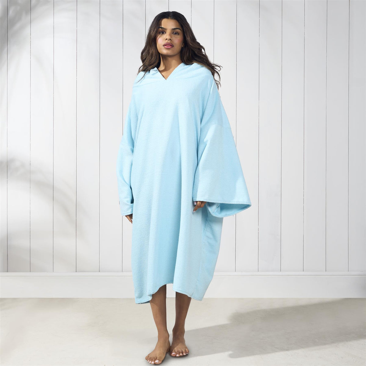 OHS Hooded Towel Poncho Adult Absorbent Dry Beach Swim Bath Changing Robe