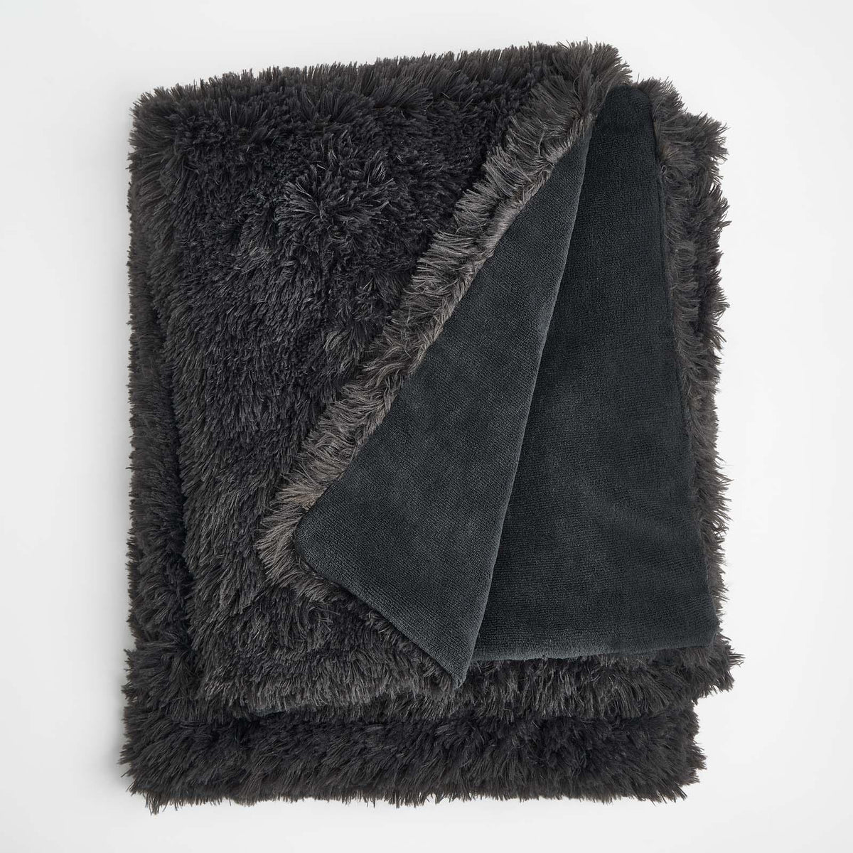 Sienna Fluffy Shaggy Blanket Large Throw Over Sofa Bed Cosy Fleece - 150 x 200cm