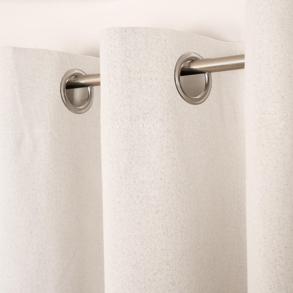 OHS Eyelet Blackout Curtains Woven Ready Made Ring Top Thermal Texture Thick