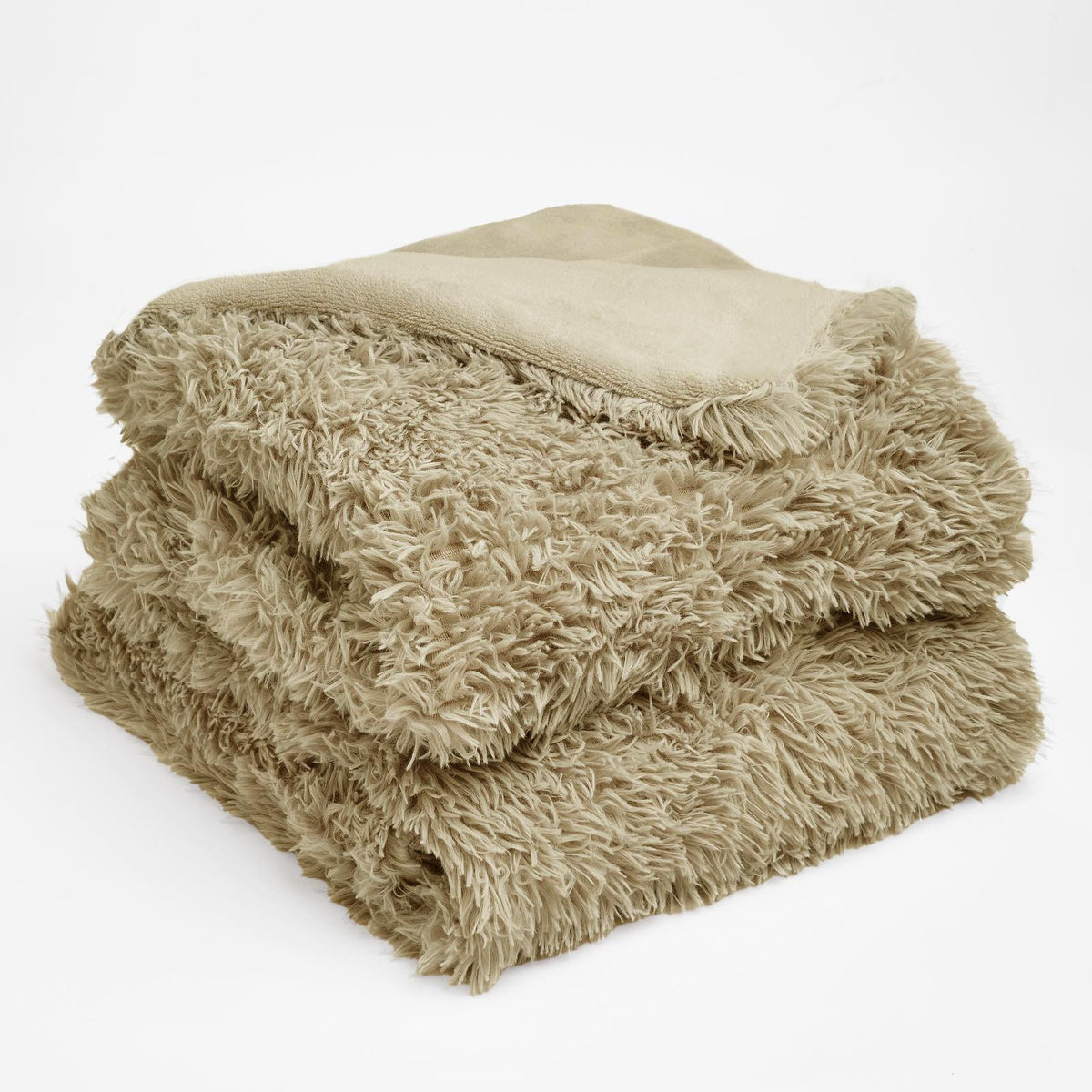Sienna Fluffy Shaggy Blanket Large Throw Over Sofa Bed Cosy Fleece - 150 x 200cm