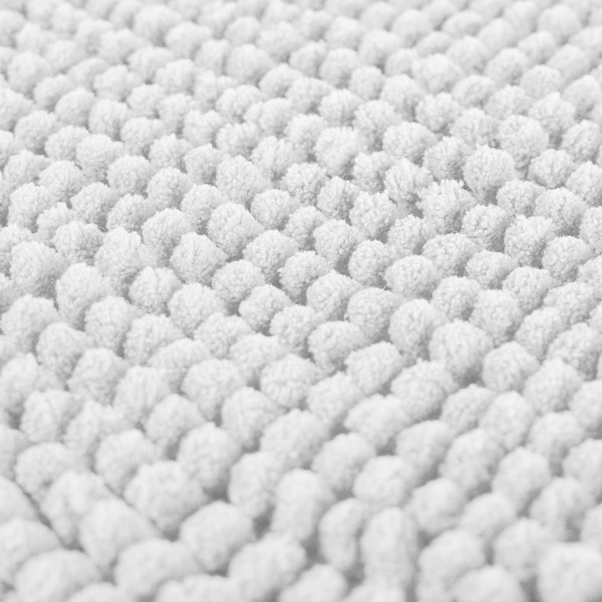 Brentfords Noodle Bath Mat Non Slip Shower Soft Highly Absorbent Chenille Shaggy