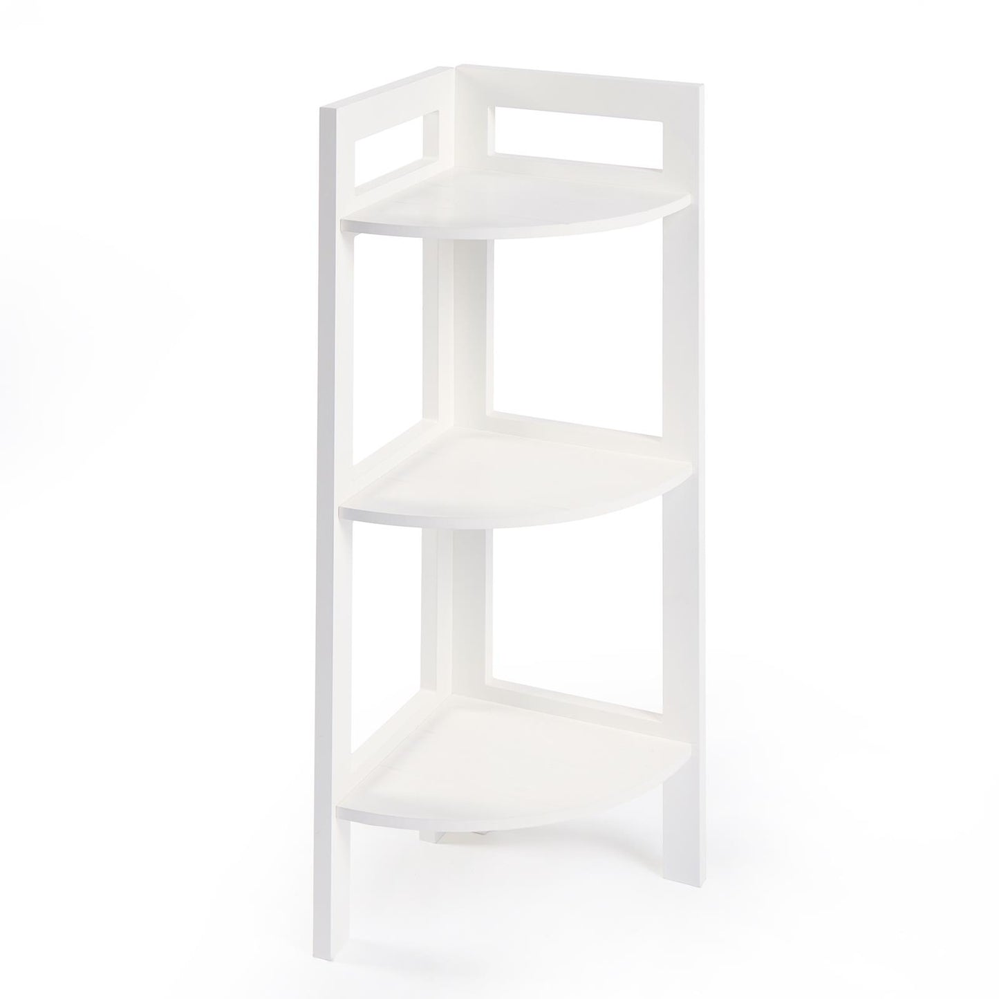 OHS Shelving Unit 3 Tier Storage MDF Home Organiser Display Corner Space Saving