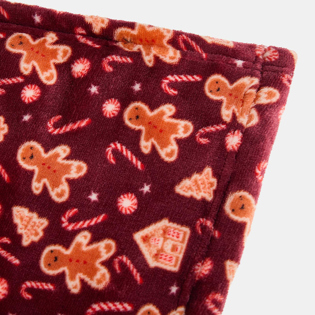 OHS Printed Pet Blanket Reversible Sherpa Fleece Dog Cats Thermal Calming Throw