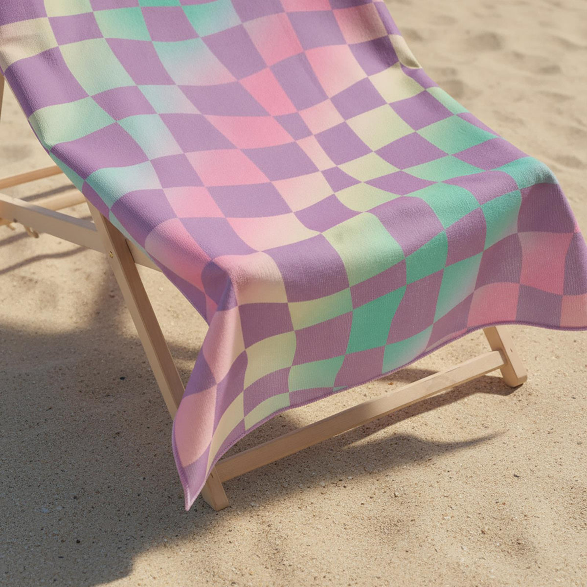 OHS Print Beach Towel Microfibre Quick Dry Bath Holiday Gym Travel Sport