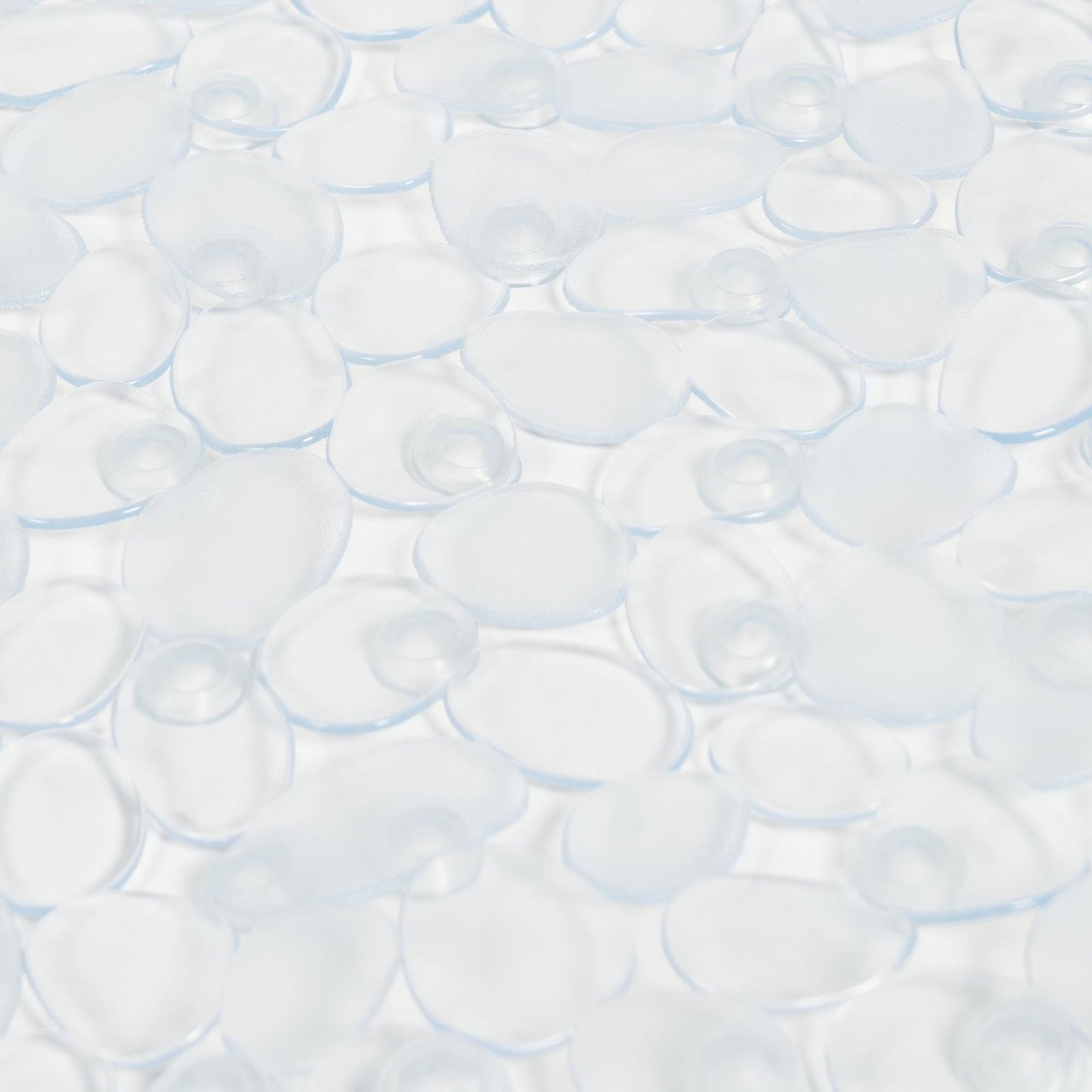 OHS PVC Bath Mat Clear Printed Non Slip Quick Dry Shower Rug Adults Kids