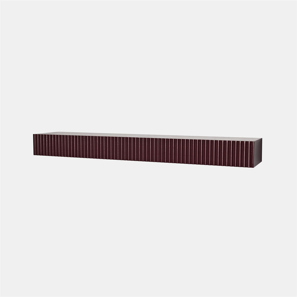 OHS Ribbed Floating Shelf Wall Storage Organiser Home Living Room Decor