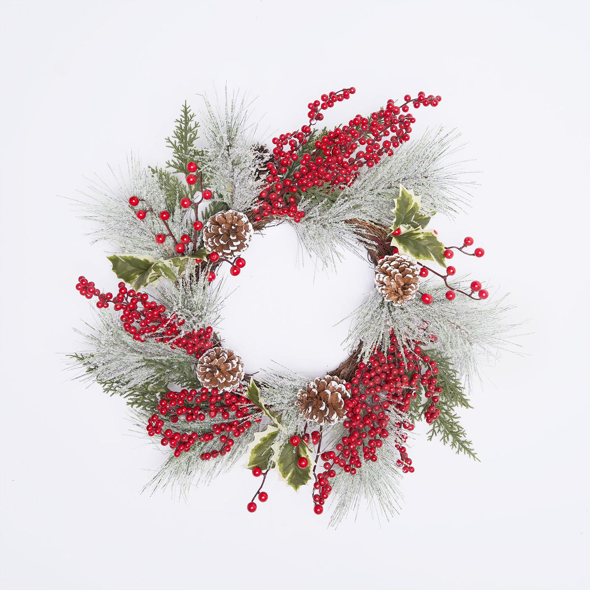 OHS Artificial Xmas Wreath Door Wall Home Party Table Decor Winter Spring