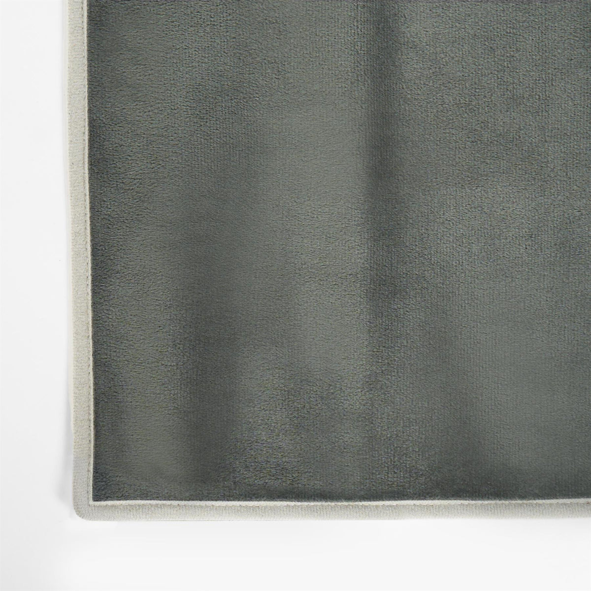 OHS Piped Trim Table Mats Runner Set Matte Velvet Placemats Home Decor
