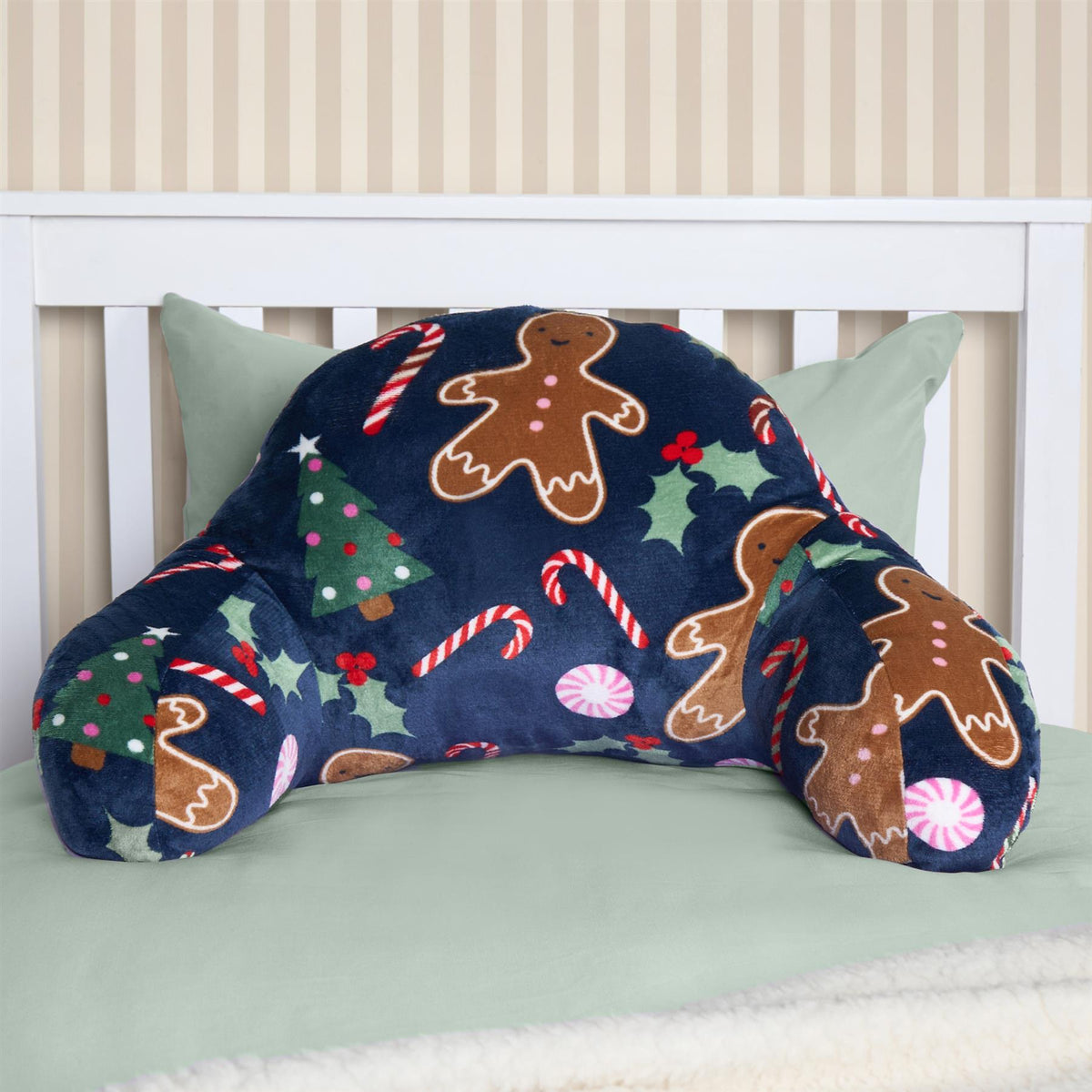 OHS Kids Gaming Cushion Bed Reading Pillow Soft Support with Arms Lumbar Chair