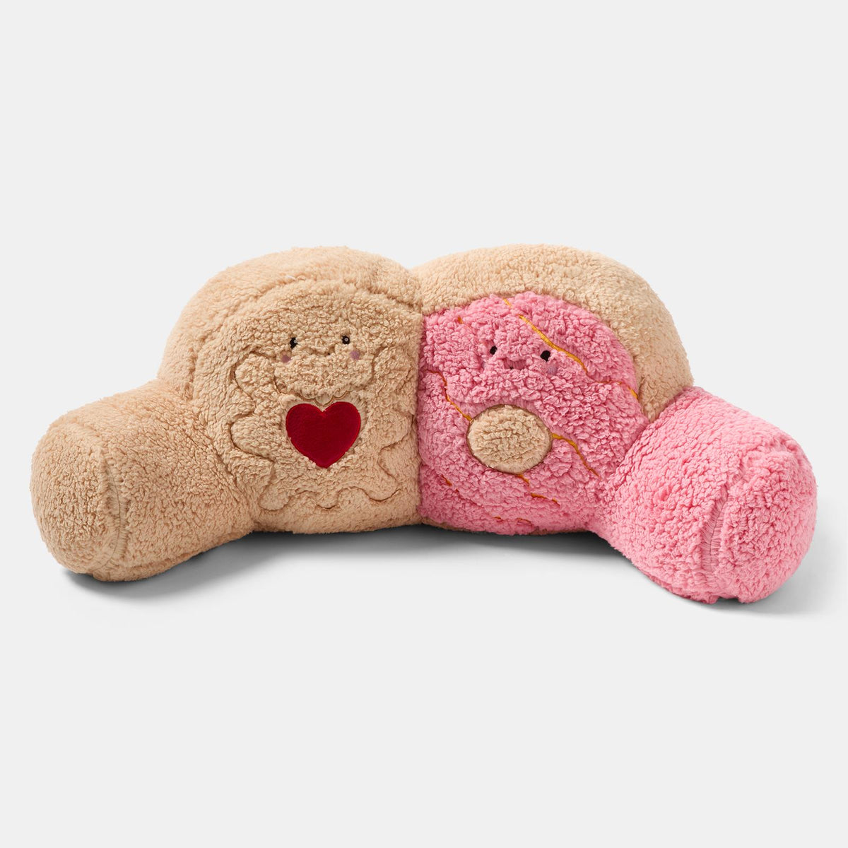 OHS Character Cuddle Cushion Soft Fleece Reading Pillow with Arms Bed Chair