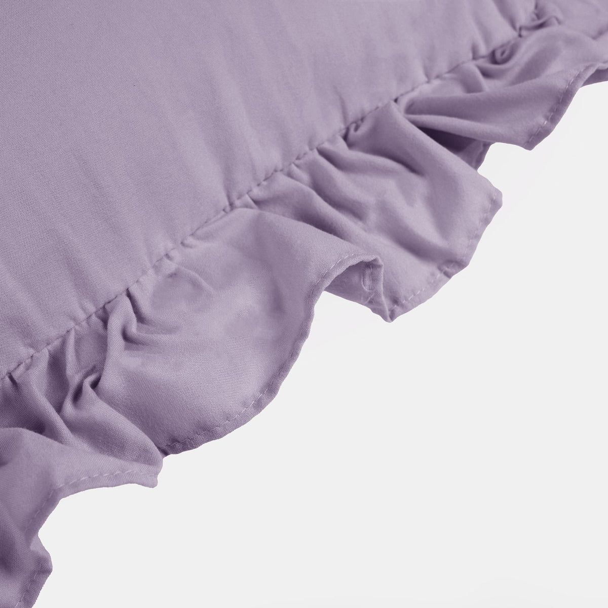 OHS Frill Cushion Covers Faux Linen Soft Square Pillowcases Home Decor Multipack