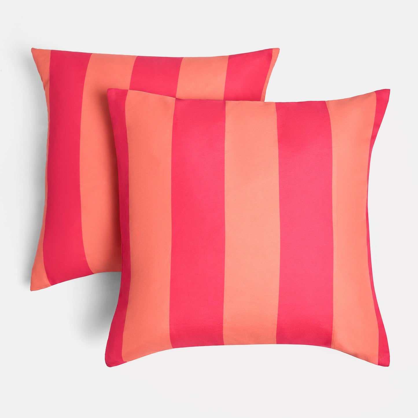 OHS Stripe Garden Cushion Covers 2 Pack Water Resistant Outdoor Indoor
