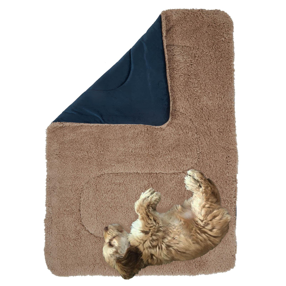 Brentfords Sherpa Pet Animal Blanket Puppy Dog Cat Kitten Kennel Mat Warm Throw