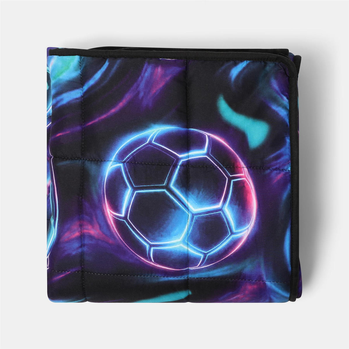 OHS Kids Teddy Fleece Weighted Blanket Printed Sleep Therapy Anxiety Throw