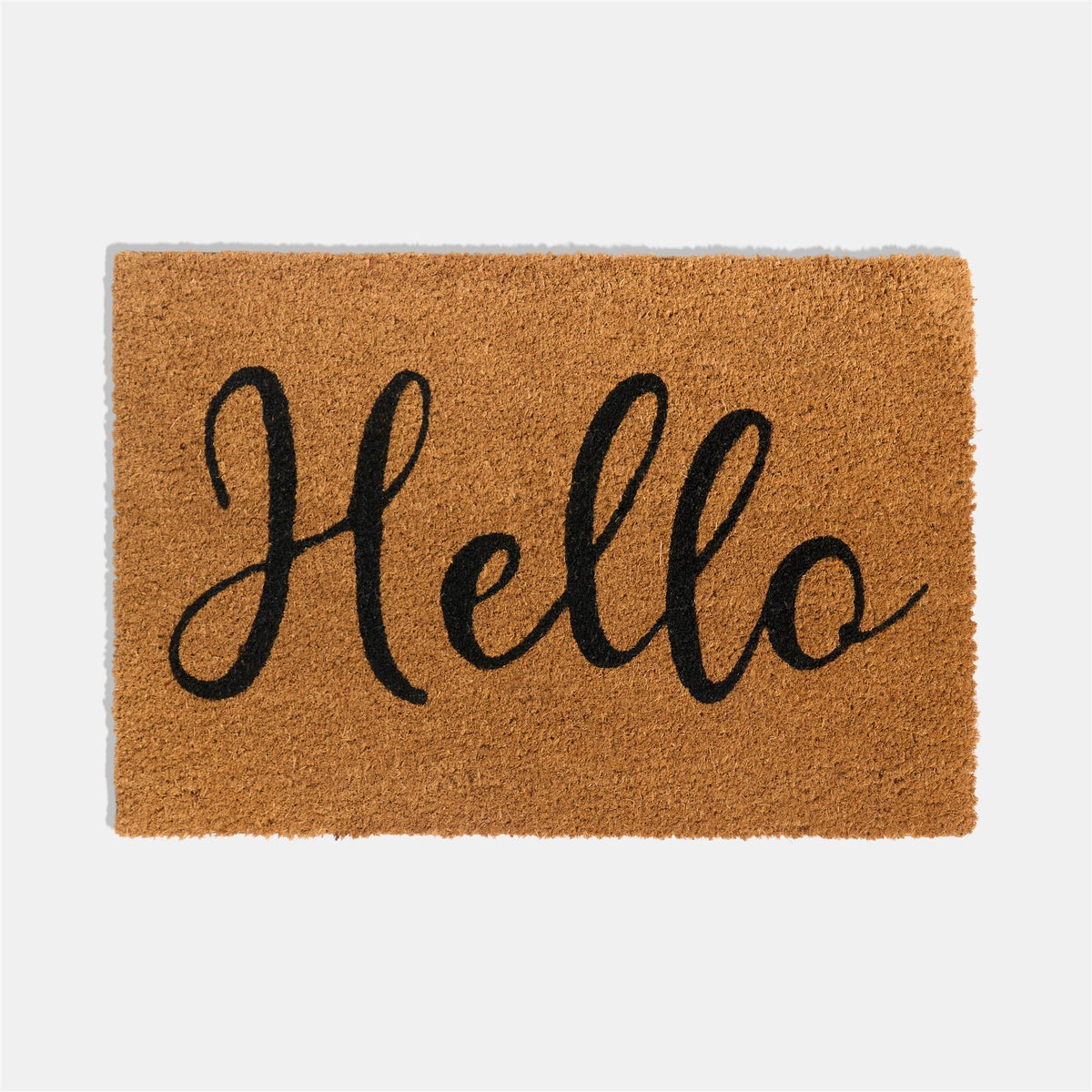 OHS Slogan Welcome Doormat Natural Non Slip Indoor Outdoor Coir Door Mat Rug