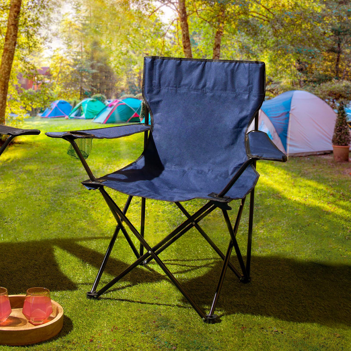 OHS Outdoor Camping Chair Folding Portable Picnic Garden Seat