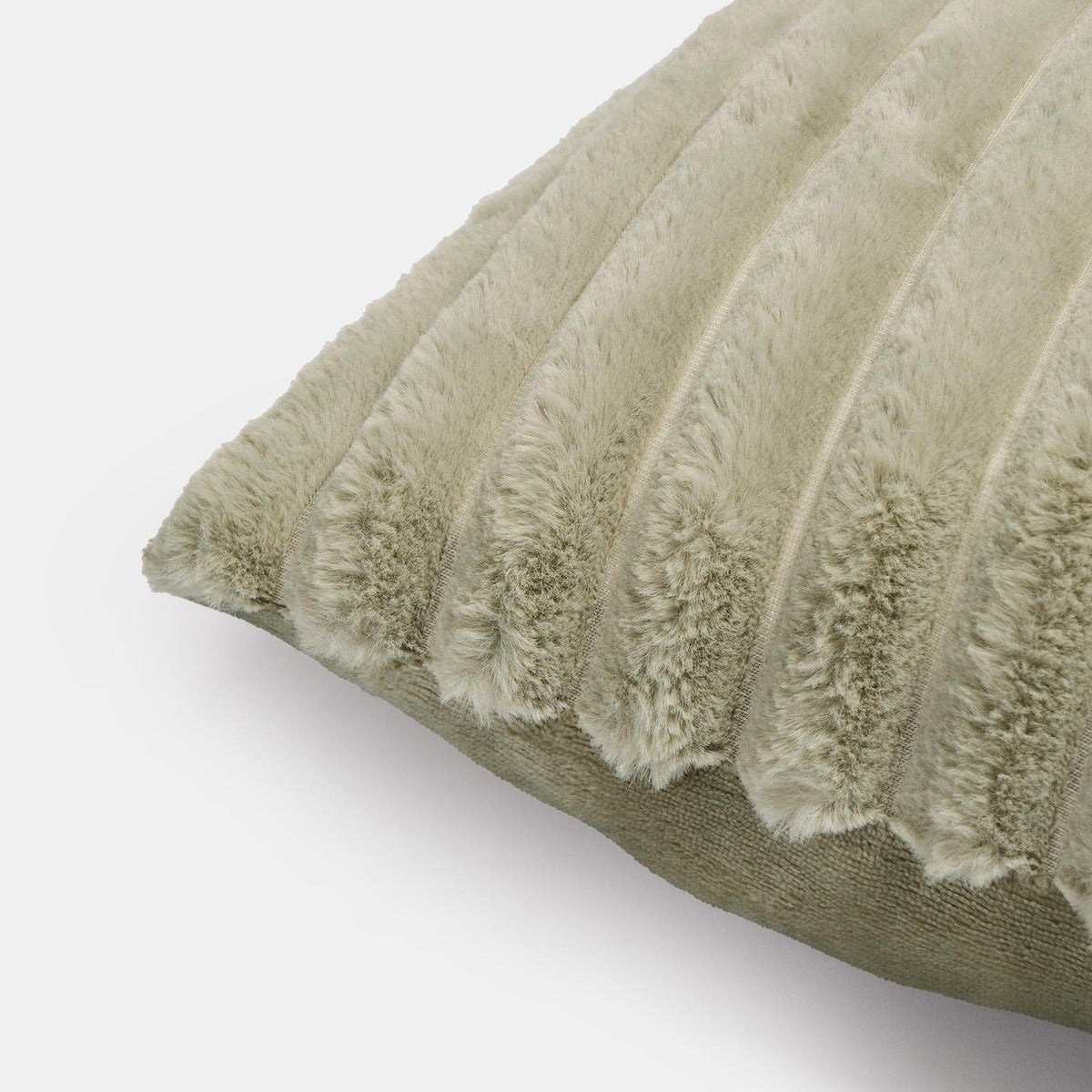 OHS Thick Rib Cushion Covers Faux Fur Soft Fleece Square Pillowcases Home Decor