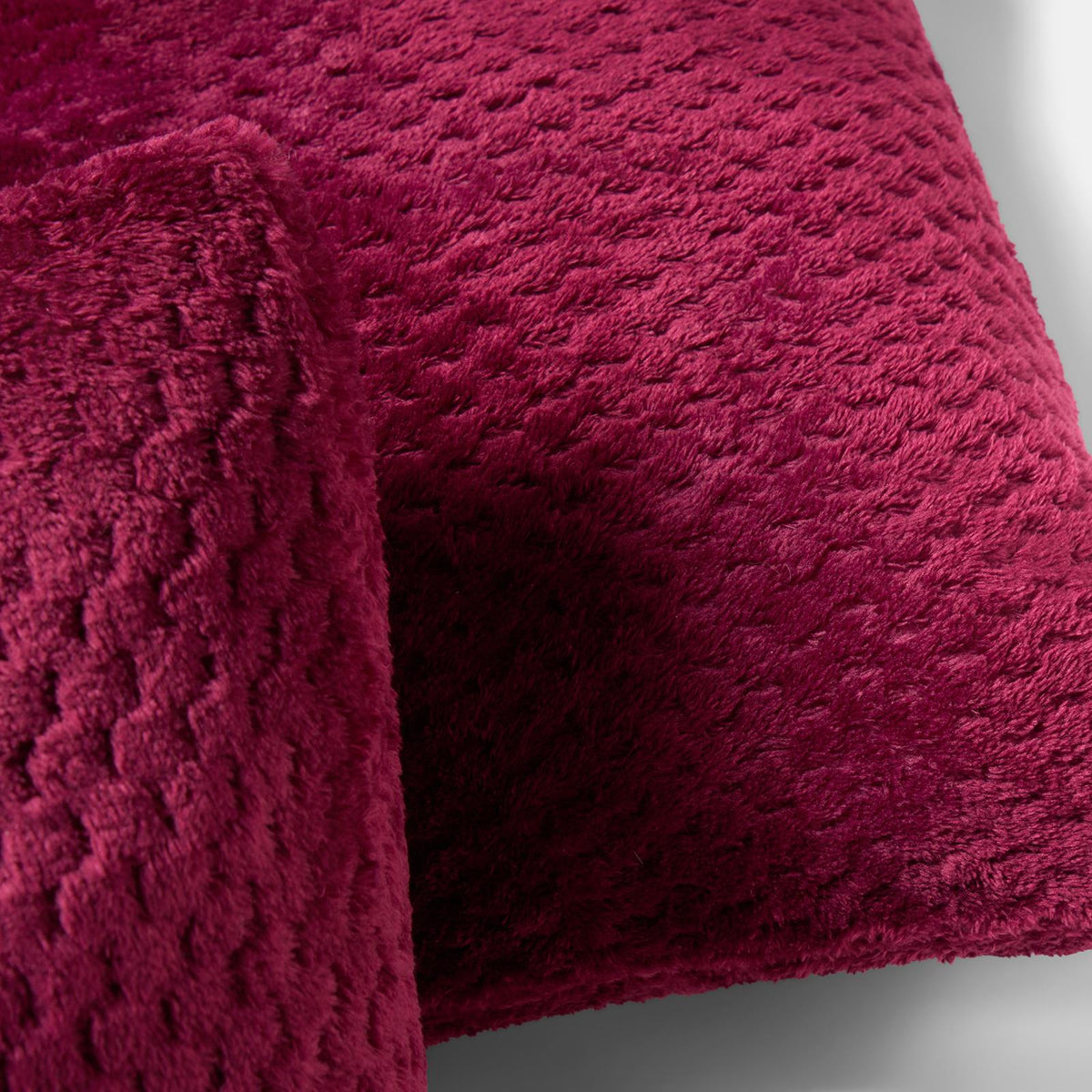 OHS Waffle Fleece Cushion Covers 2/4 Pack Soft Filler Decor