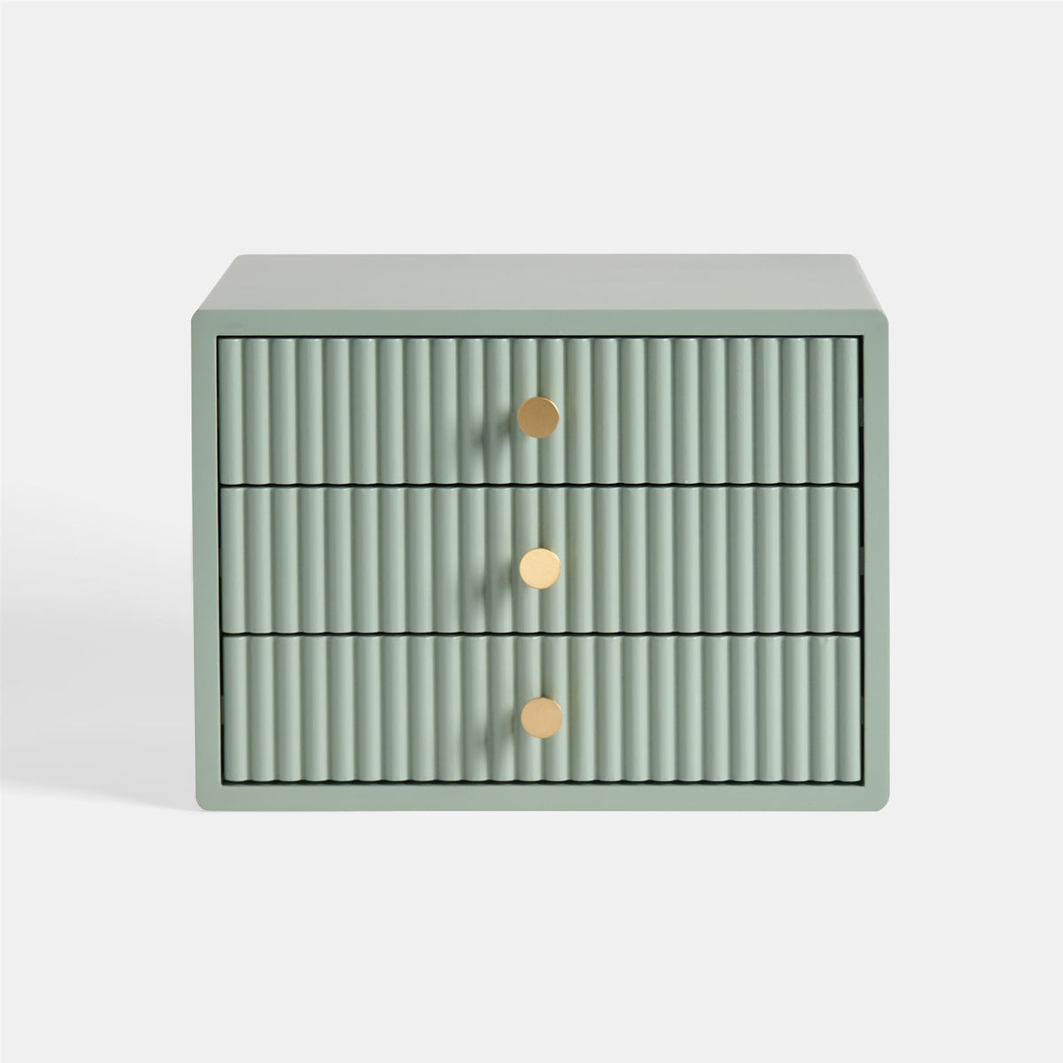OHS Ribbed Desktop Drawers Organiser Freestanding Tabletop Cabinet Storage Unit