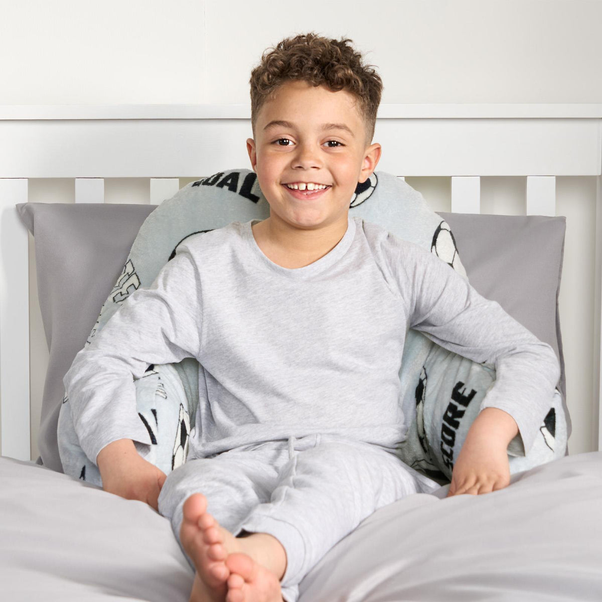 OHS Kids Gaming Cushion Bed Reading Pillow Soft Support with Arms Lumbar Chair