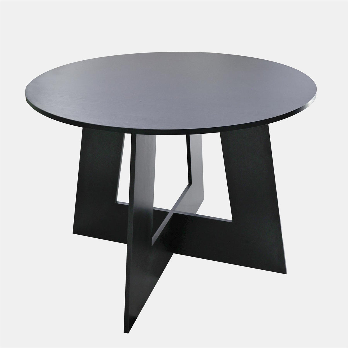 OHS Angular Dining Table 4-Seater Round Circle Kitchen Tables Engineered Wood