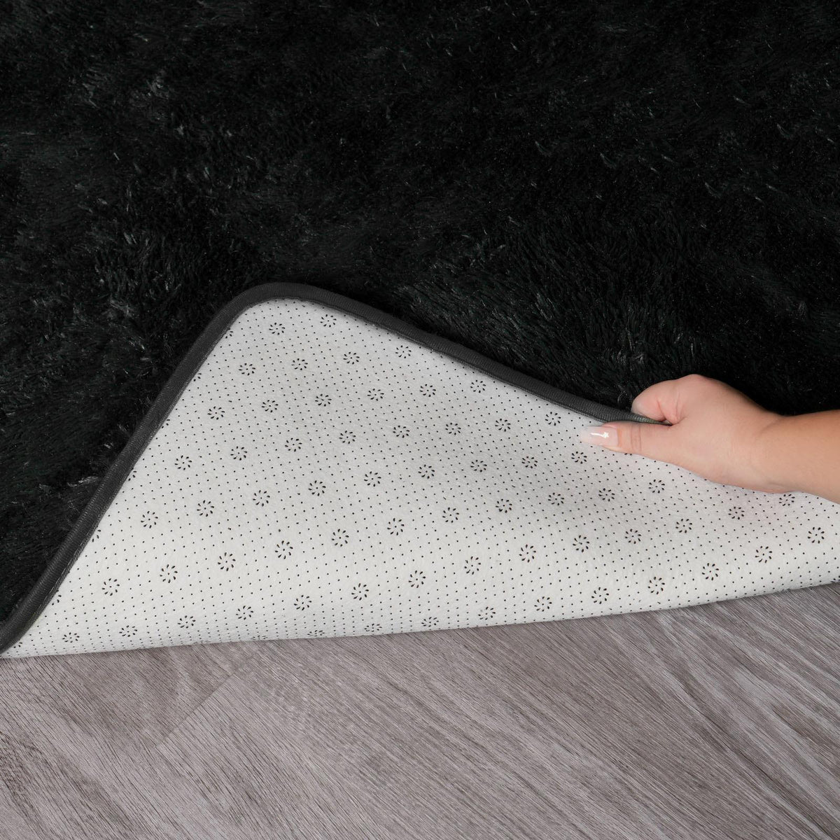 OHS Fluffy Rug Anti-Slip/Skid Shaggy Large Bedroom Non-Shed Floor Carpet Mat