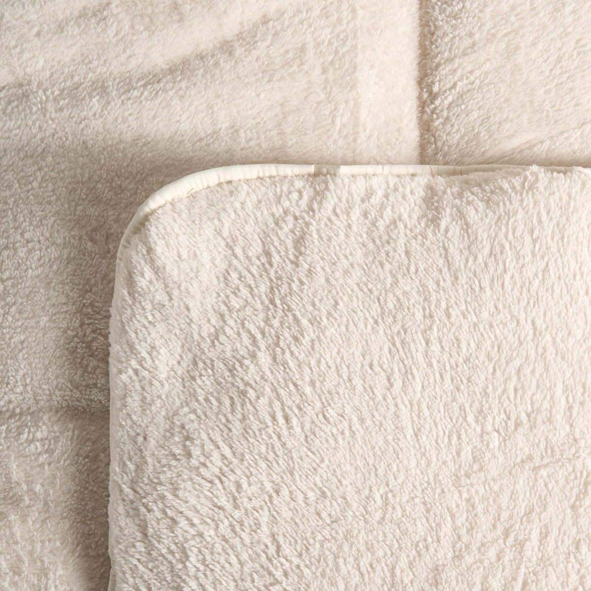OHS Coverless Duvet 10.5 TOG Teddy Fleece Pillowcase Bedding Set Double King