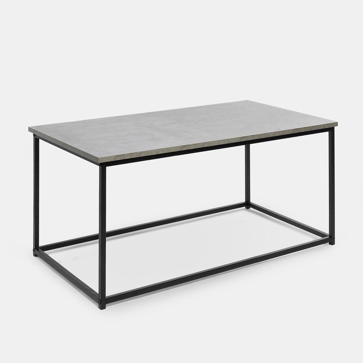 OHS Coffee Table Marble Bedside End Living Room Modern Metal Frame Home Decor