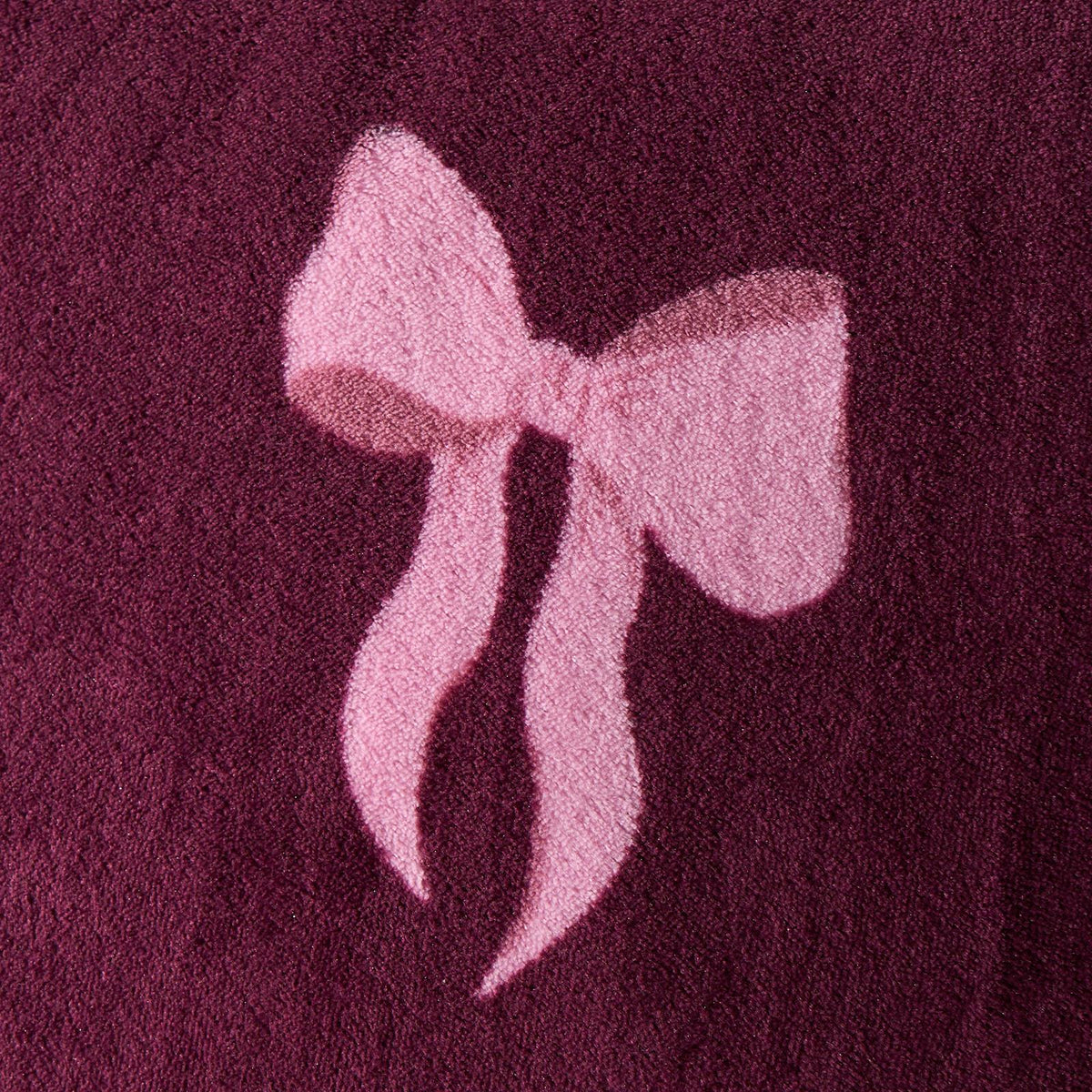 OHS Bows Cuddle Cushion Fleece Back Support Reading Pillow with Arms Bed Chair