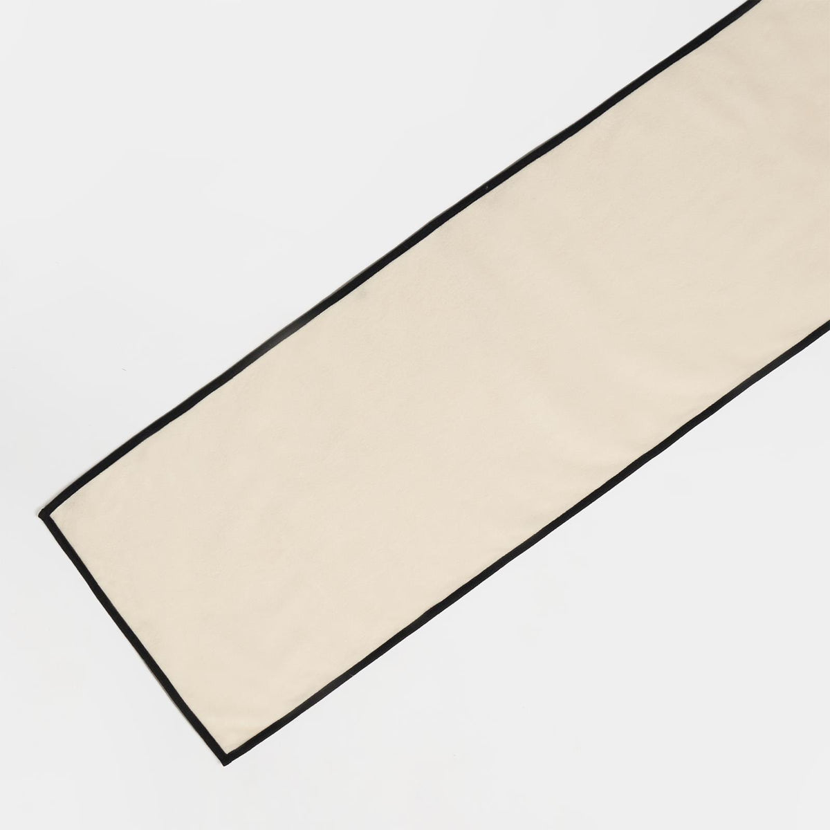 OHS Piped Trim Table Mats Runner Set Matte Velvet Placemats Home Decor